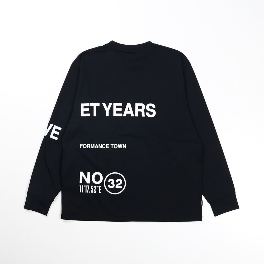 【SY32 by SWEET YEARS/エスワイサーティトゥバイスィートイヤーズ】SEPARATE GRAPHIC L/S TEE - BLACK / グラフィックTシャツ / 14538【国内正規品】