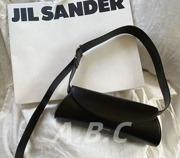 JIL SANDER CANNOLO カンノーロショルダーバッグ黒