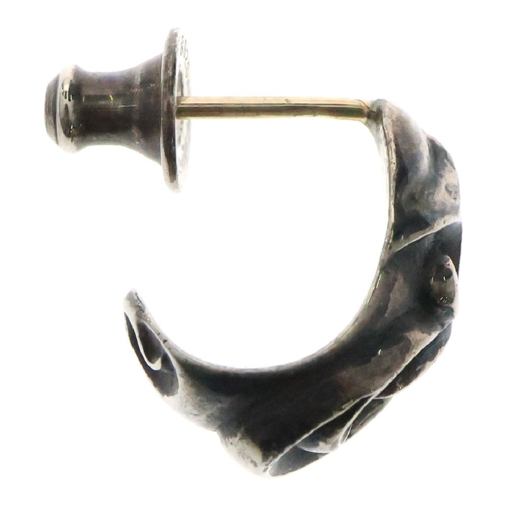 CHROME HEARTS クロムハーツ CARVED TEARDROP カーブドティアドロップ ピアス シルバー BCA091