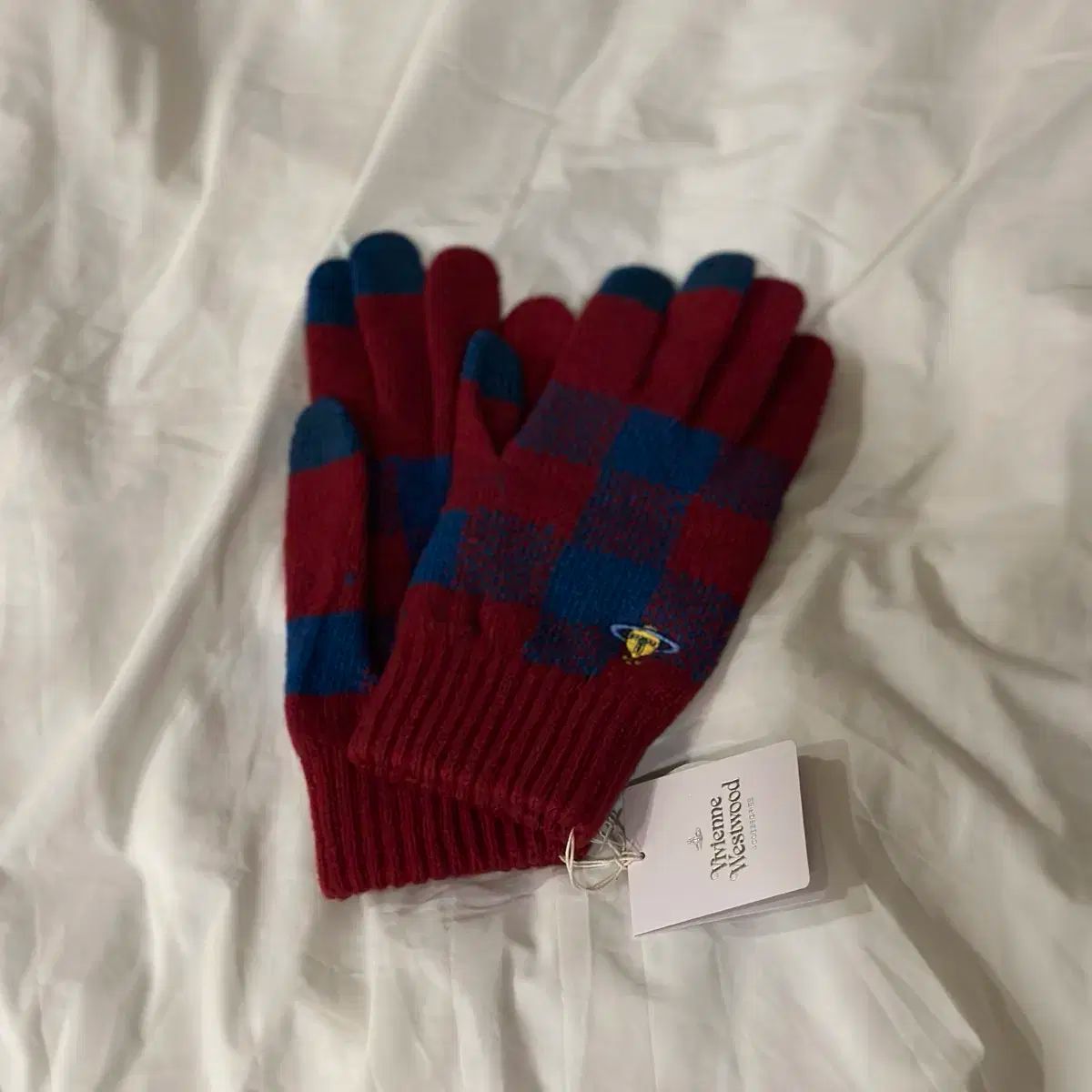 Vivienne Westwood ヴィヴィアン ウエストウッド チェック ニット 手袋 正規品 ♥