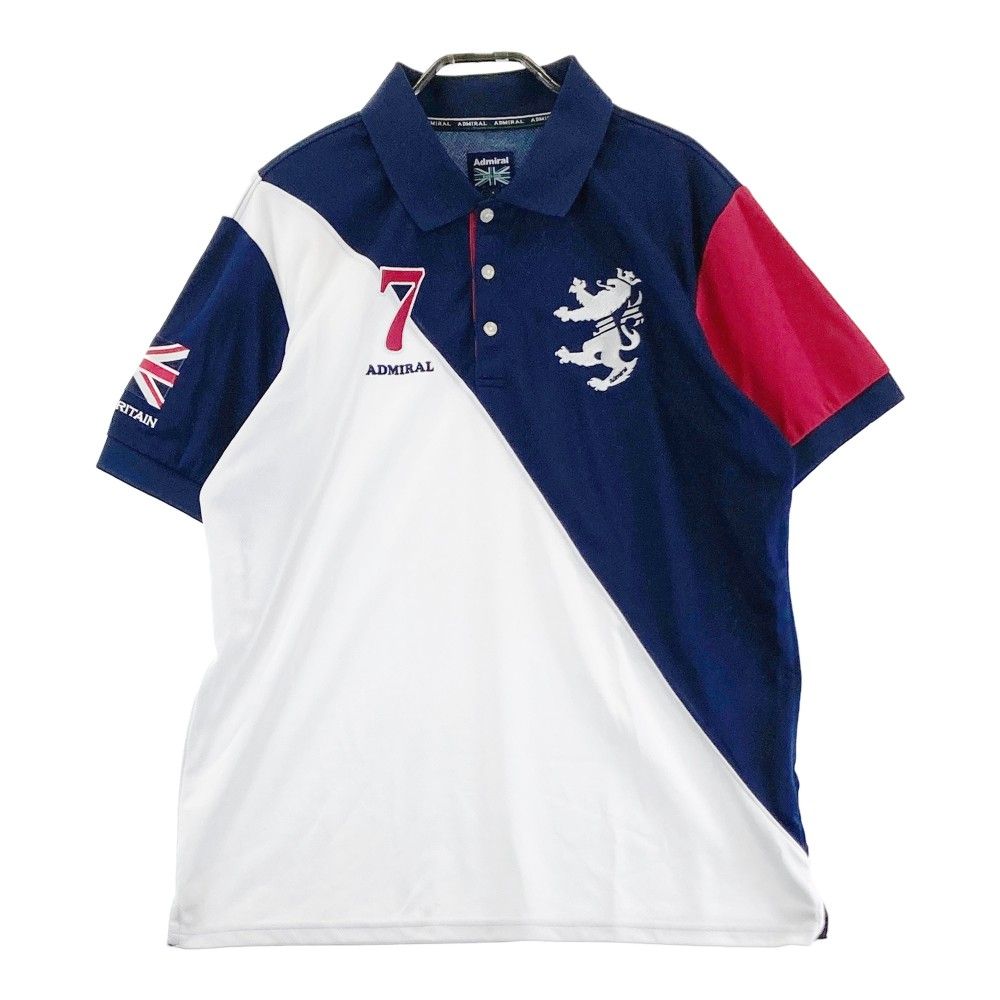 スコッティキャメロン ポロシャツ紺M アドミラルゴルフ スコッティ