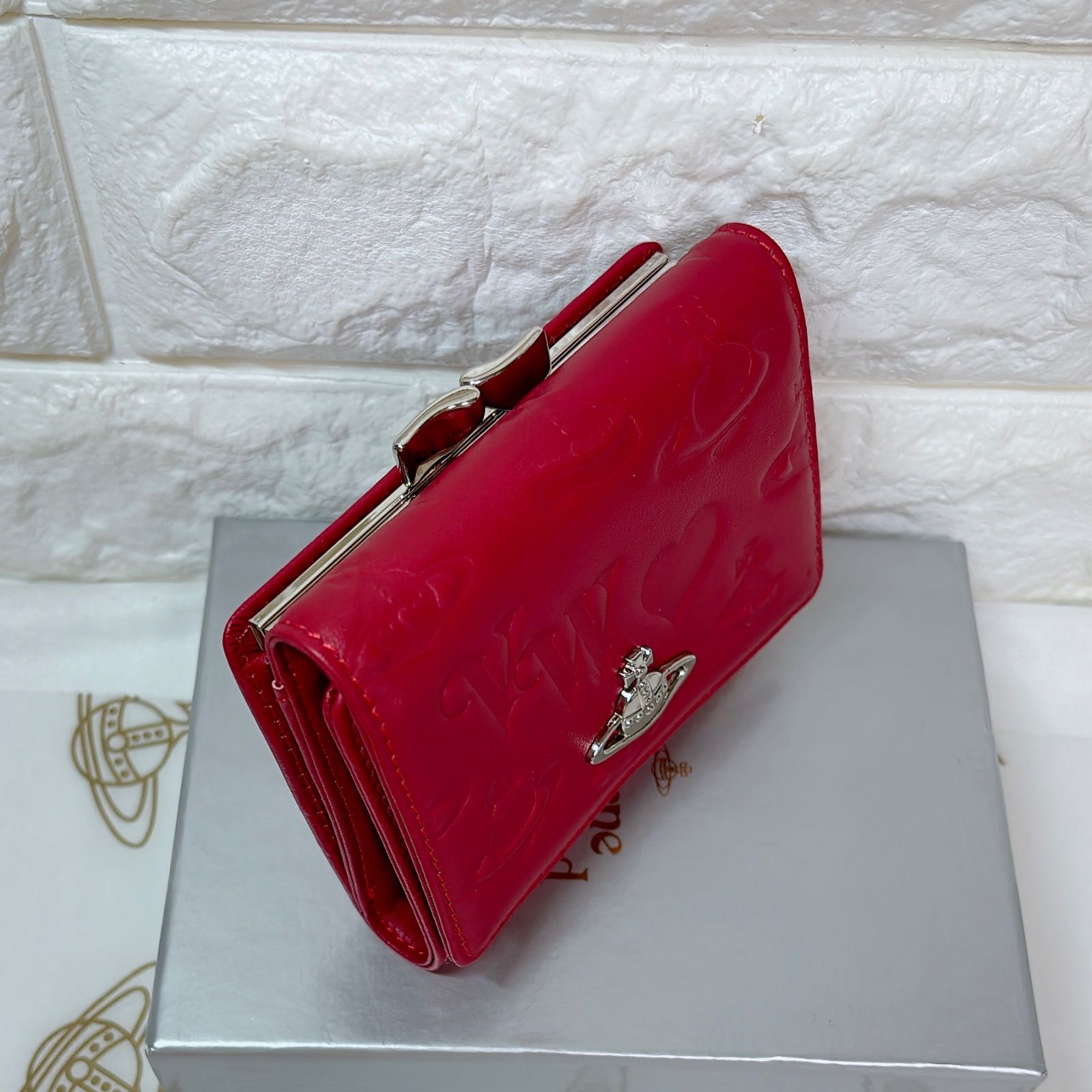 新作‎登場♡ショッパー付】Vivienne Westwood 3つ折り財布 レッド
