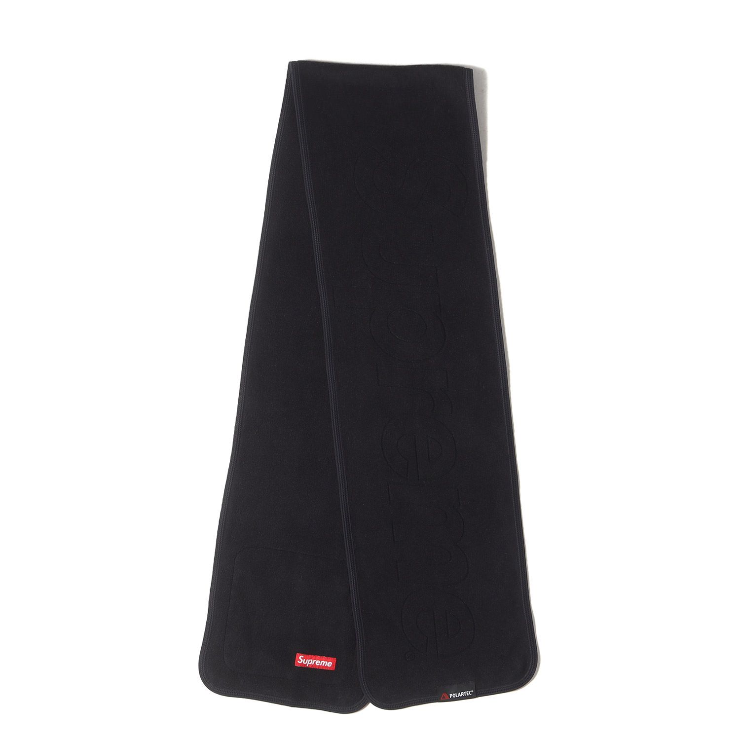 マフラー supreme polartec muffler black Supreme シュプリーム 21AW ポーラテックフリース マフラー (Polartec