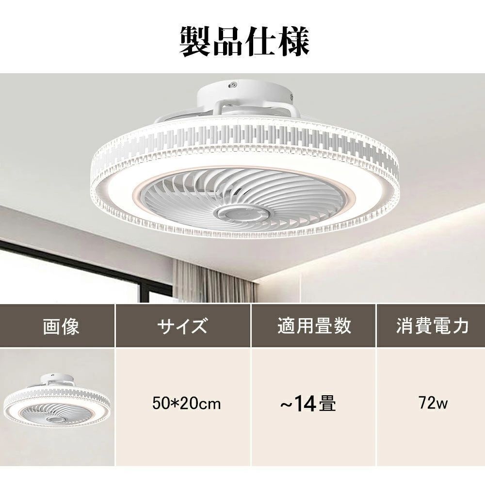 2025最 シーリングファン シーリングライト サーキュレーター シーリングファン おしゃれ ペンダントライト DC 軽量 薄型 ファン付 NEXPOTALLINN_EU