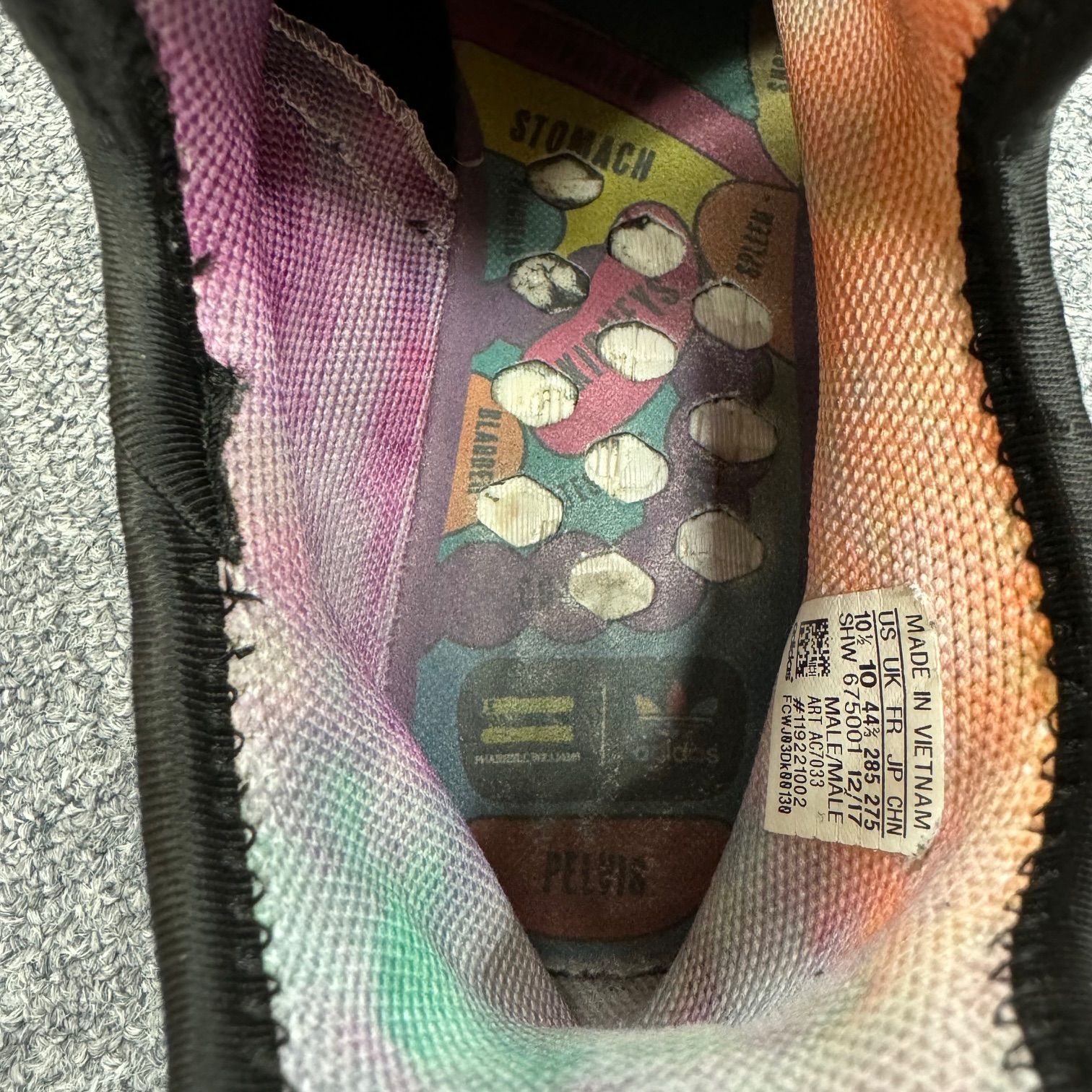 PHARRELL WILLIAMS × ADIDAS HUMAN RACE NMD HOLI FESTIVAL ヒューマンレース NMD ホリ  フェスティバル スニーカー アディダス ファレルウィリアムス コラボ AC7033 28.5 62331A4 - メルカリ