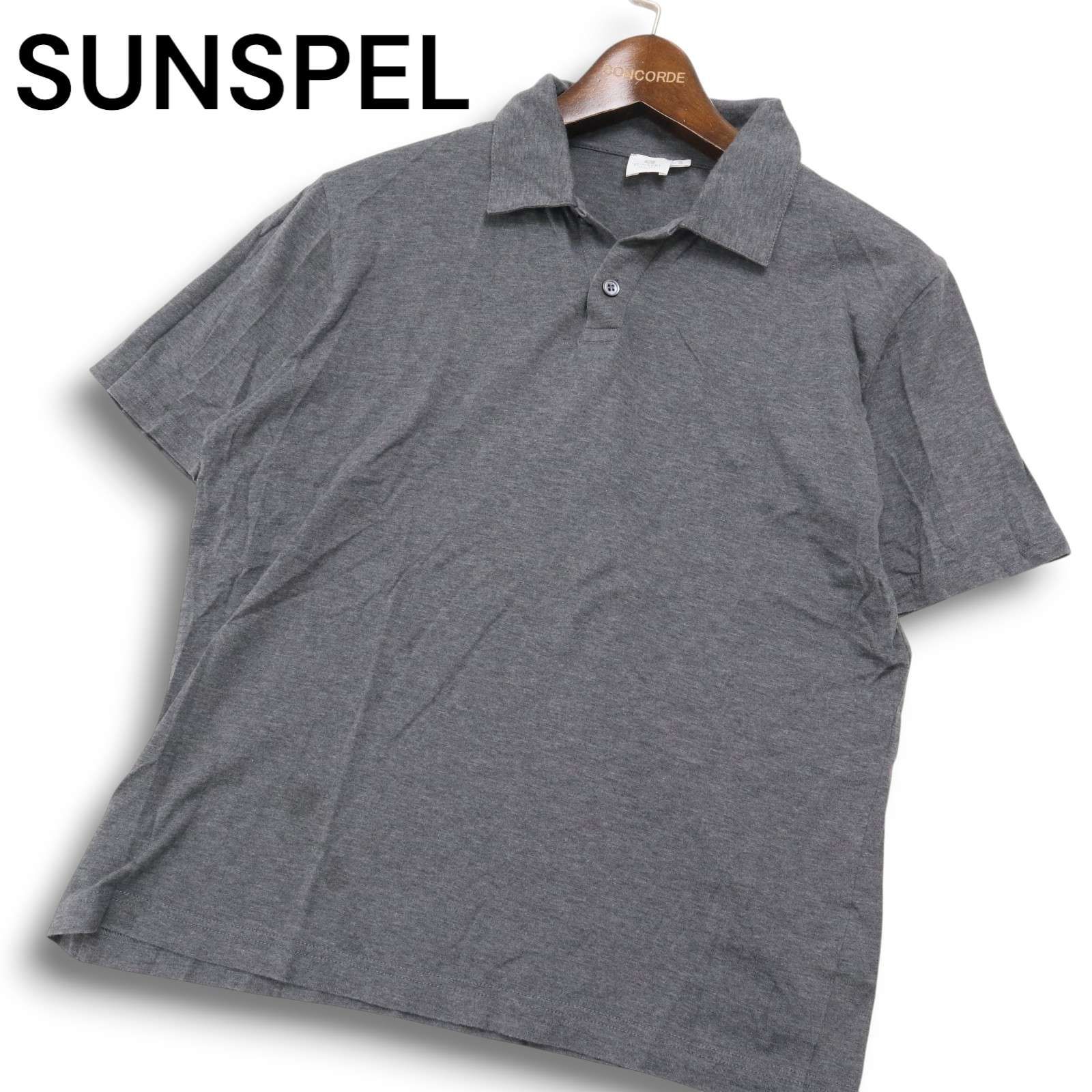 SUNSPEL サンスペル 春夏☆ 半袖 コットン ポロシャツ Sz.S