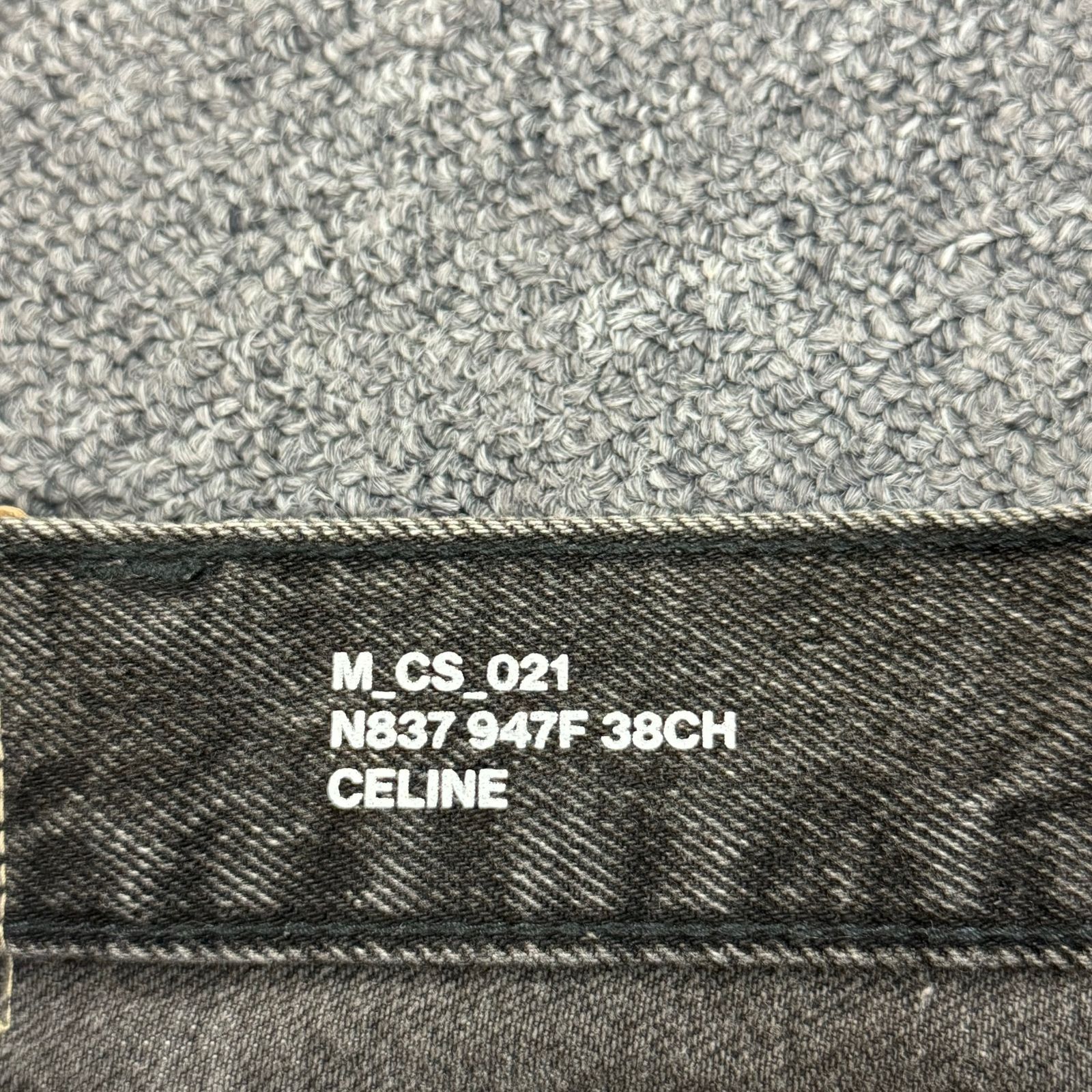 CELINE カットオフデニムショートパンツ ハーフパンツ ショーツ 