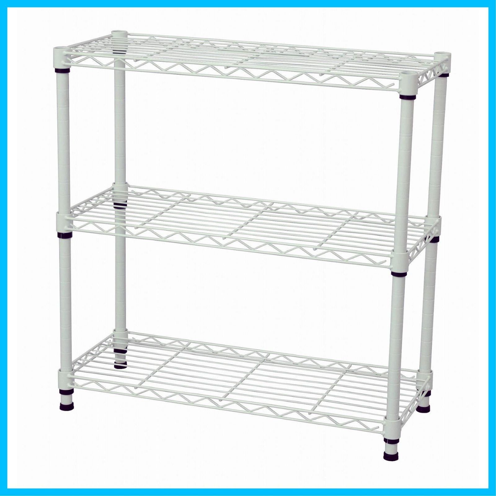 エイ・アイ・エス (AIS) メタルラック本体 ホワイト 60x35x61.8cm 19φスチールラックセット NS-6035WH エイ・アイ・エス (AIS) メタルラック本体 ホワイト 60x35x61.8cm 19φ