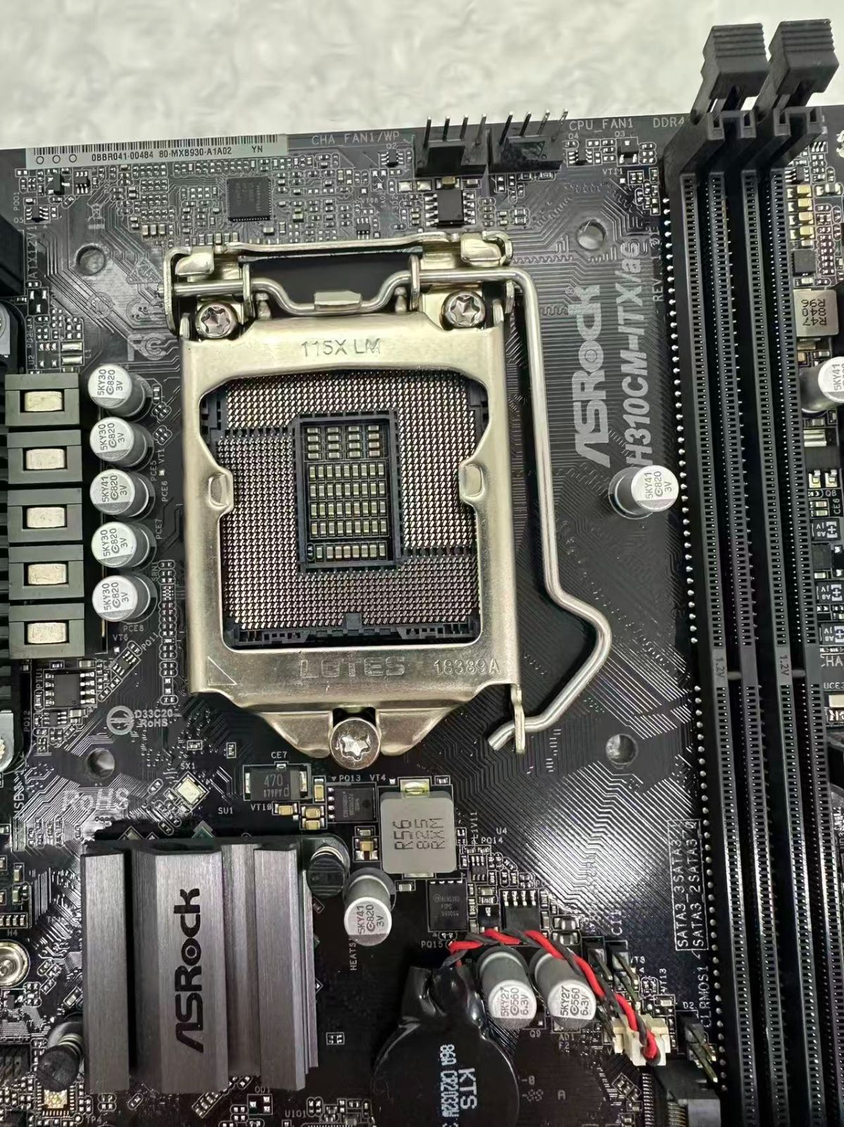 ASROCK H310CM-ITX/ac ITX マザーボード [bios動作確認済み] I/O