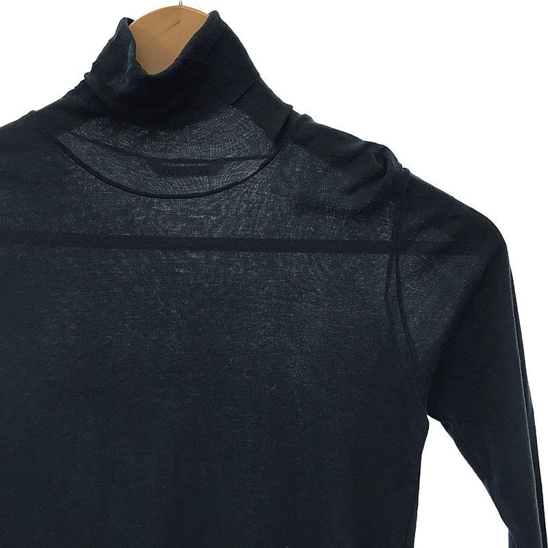 AURALEE / オーラリー | 2022AW | HIGH GAUGE SHEER RIB TURTLE