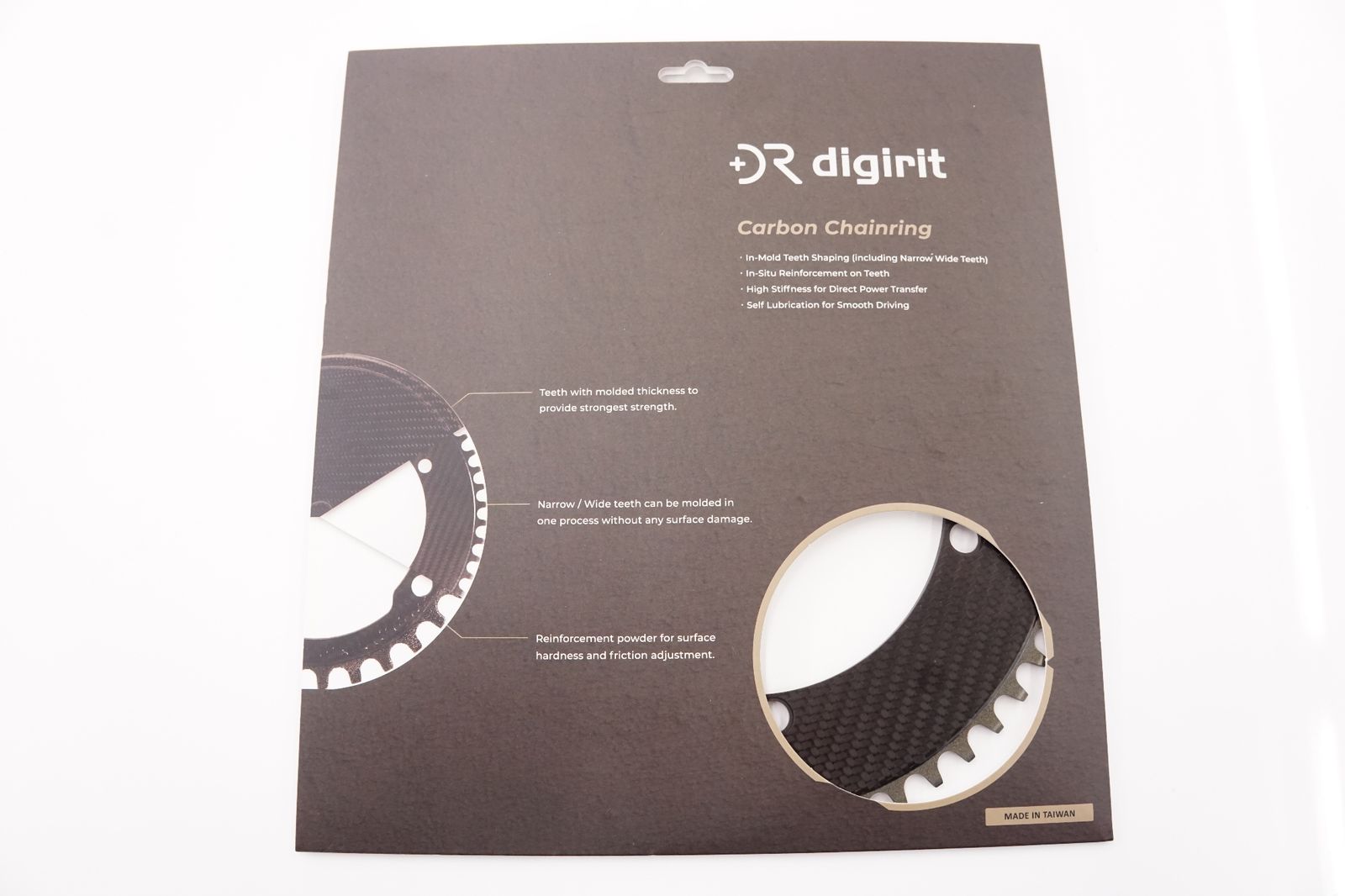 DIGIRIT 「ディジリット」 TRACK CARBON CHAINRING 53T チェーンリング 