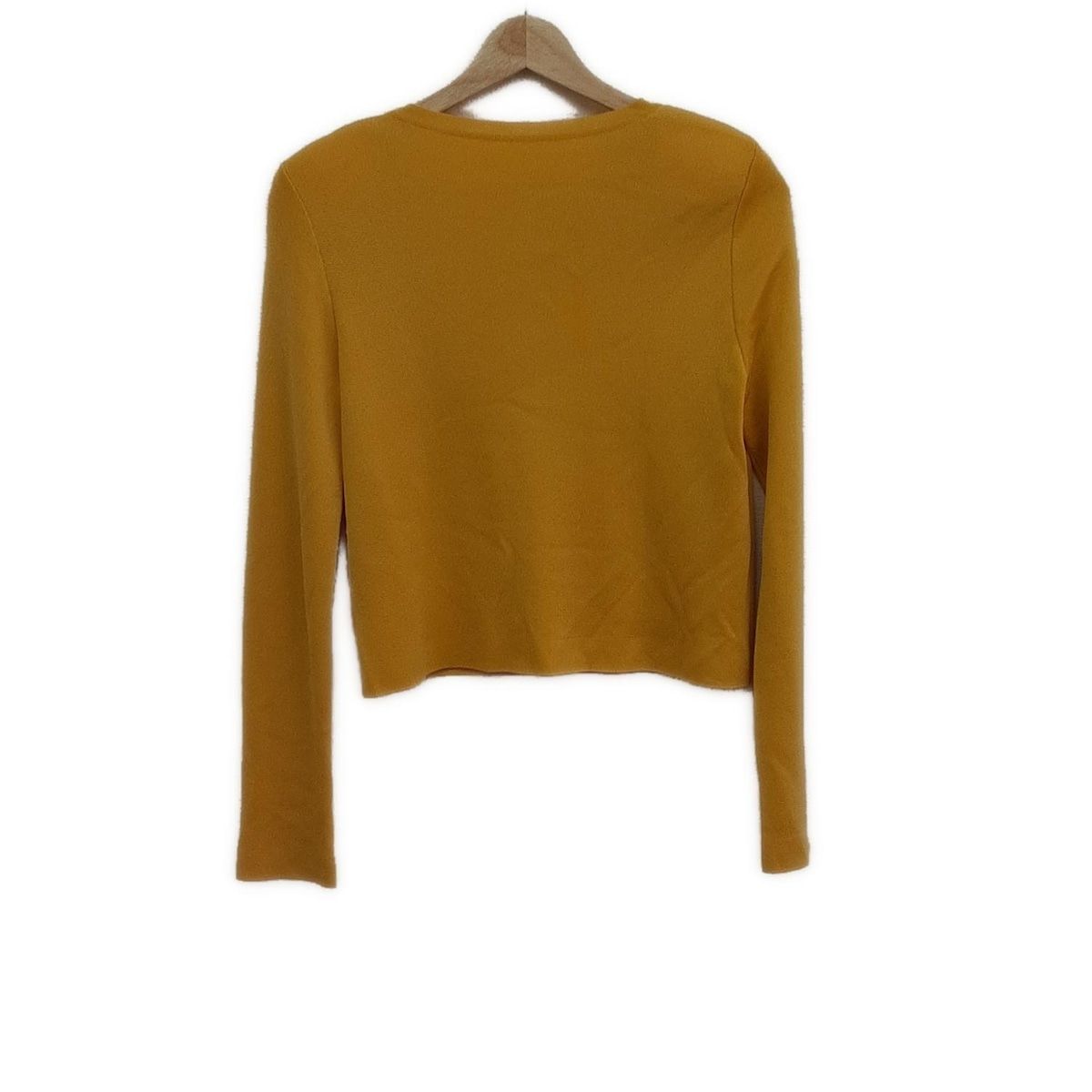 FOXEY フォクシー カーディガン サイズ38 M レディース - 39955 ダークイエロー 長袖|肩パッド