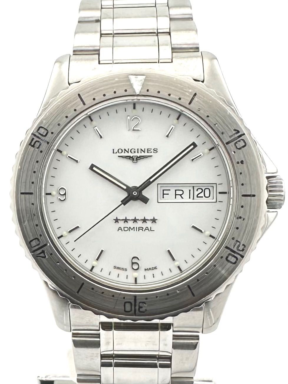 【良品・稼働】ロンジン Longines アドミラル 5スター L3.600.4 ロンジン アドミラル 5スターダイバー 1990年代製