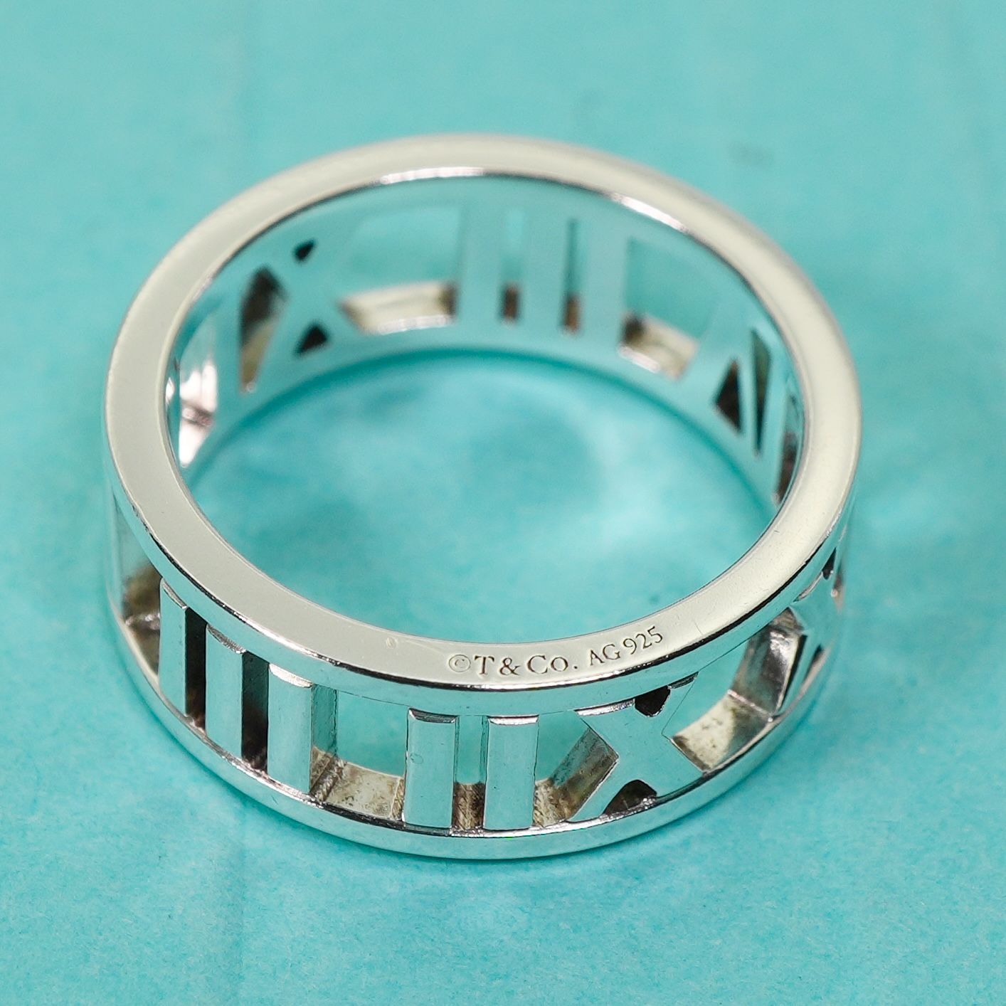 極美品8号 ティファニー オープン アトラス リング/24-5745S - メルカリ