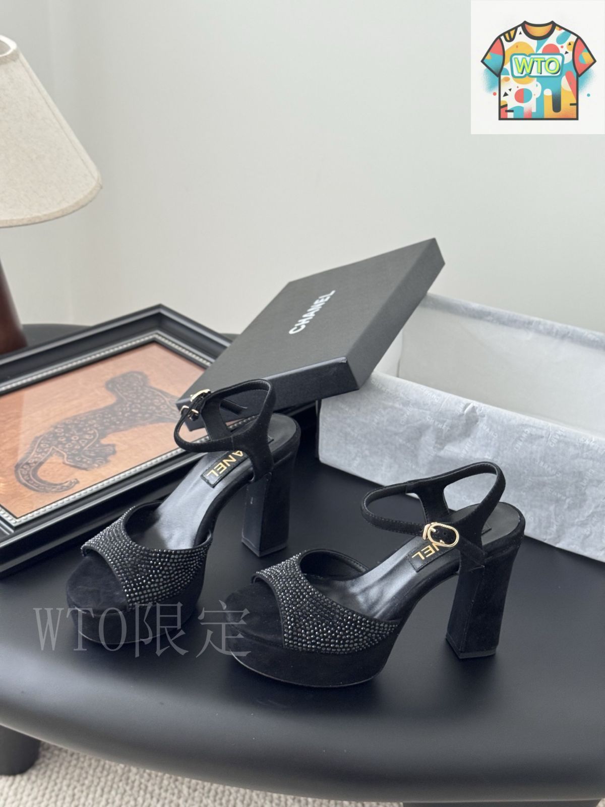 【美脚効果抜群♡】CHANEL プラットフォームサンダル 帰省ママは【シャネルの黒スポサン】で差がつくオシャレ！子連れ