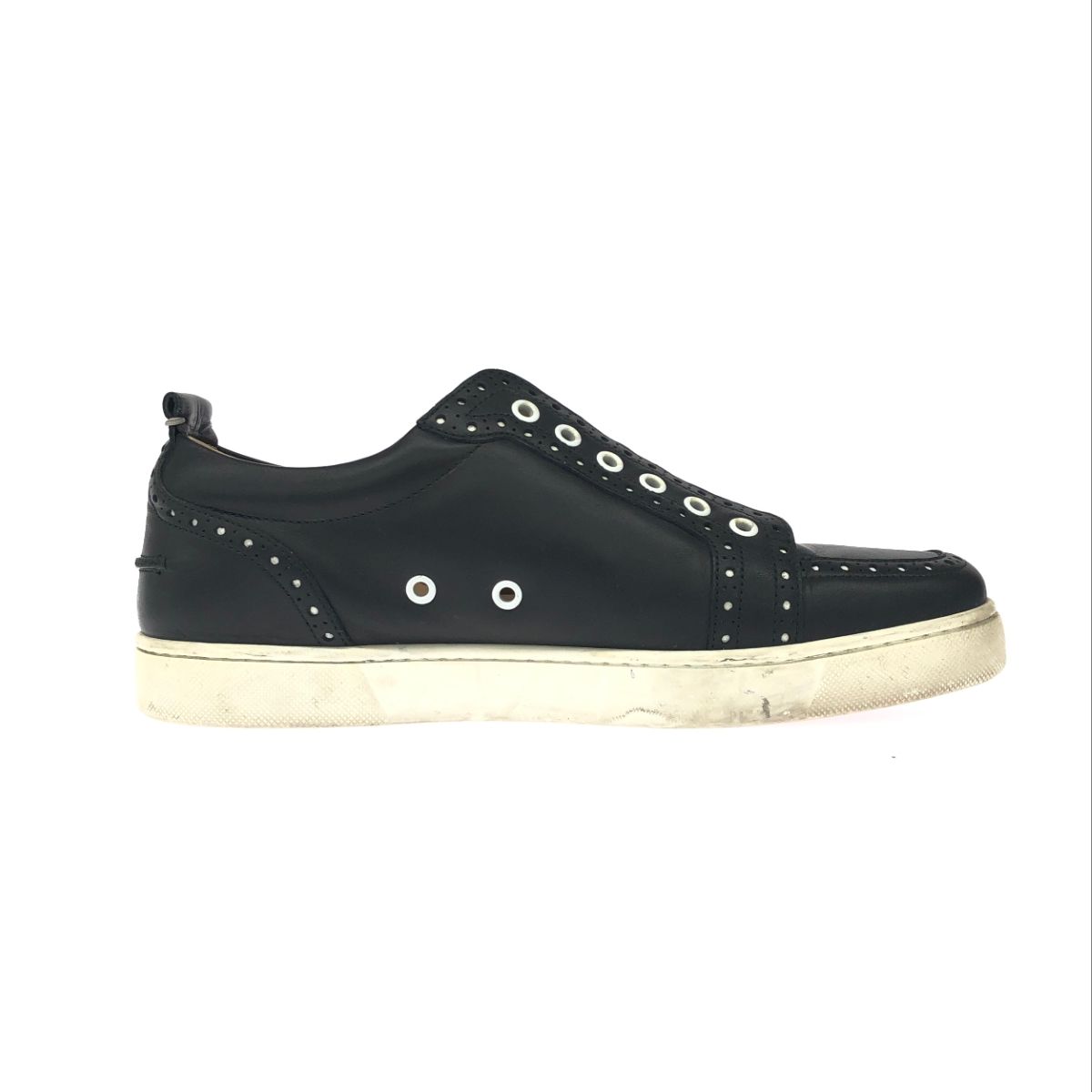 Christian Louboutin クリスチャンルブタン 表記サイズ:43  スニーカー  ブラック  レザー メンズ　240001143679 Christian Louboutin クリスチャンルブタン 表記サイズ:43 スニーカー