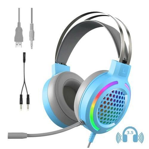 M12 ゲーミングヘッドセット ヘッドホン ヘッドフォン 有線 Dolby 3.5mm usb 軽量 可愛い マイク付きノイズキャンセリング 単一性 着脱式マイク PC/PS4/Switch/Xbox/スマホ 日本語説明書 男女兼用 (
