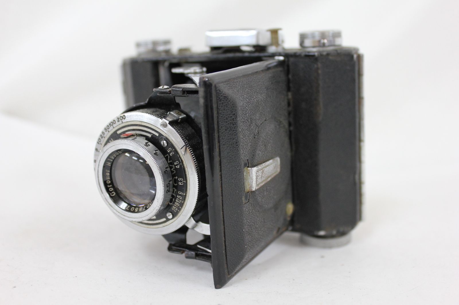 品 ミノルタ Minolta Coronar Nippon 75mm F3.5 蛇腹カメラ M6001