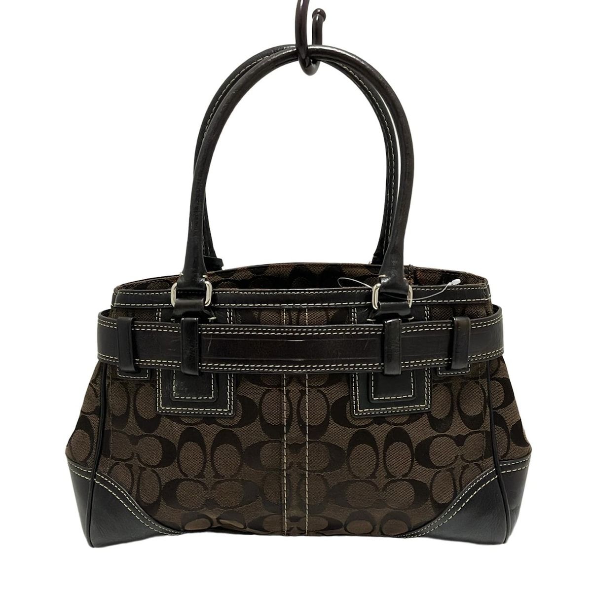 COACH(コーチ) トートバッグ シグネチャー柄 F10245 ダーク