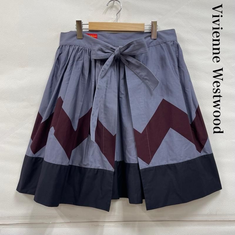 Vivienne Westwood red label ヴィヴィアン ウエストウッド レッドレーベル スカート ひざ丈スカート エプロン レイヤード 巻き スカート リボン イタリア製