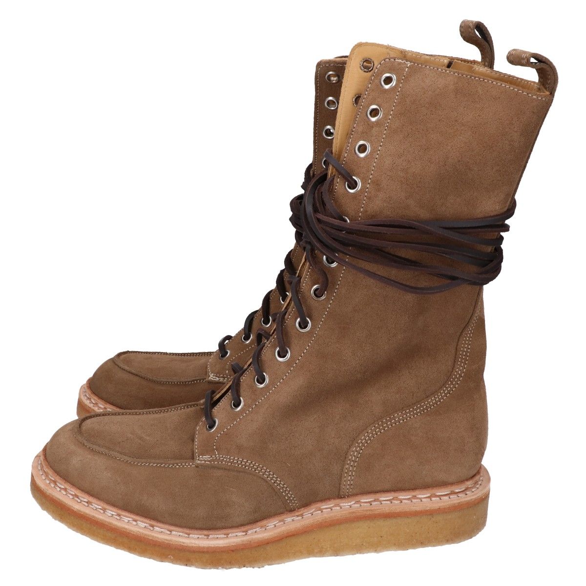 BALMAIN バルマン 【美品】11AW W1HT 954 BA38 スエード レースアップ 