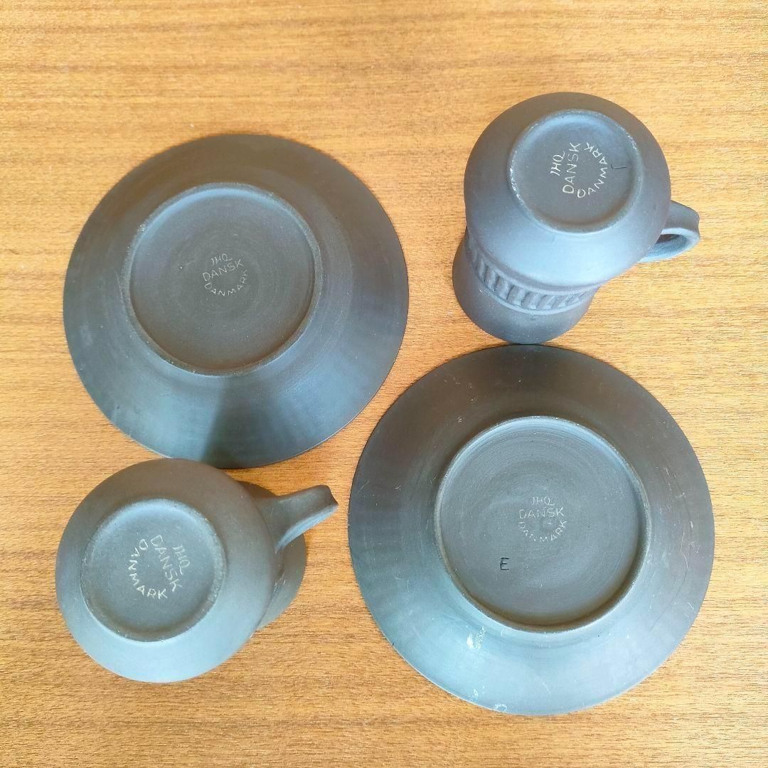 DANSK ダンスク クイストゴー デミタスカップ&ソーサー 2客 2P DANSK ダンスク クイストゴー デミタスカップ&ソーサー 2客 2P