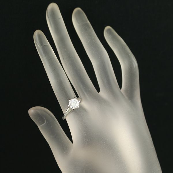 TASAKI シルバー　リング TASAKI タサキ リング ダイヤ ダイヤモンド 1.23ct ソリティア