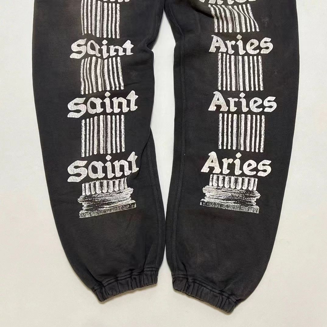 新品 SAINT Mxxxxxx SS24 ARIES セントマイケル ジョガーパンツ 