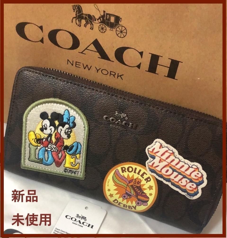 コーチ　ディズニーミニーマウス長財布Disney