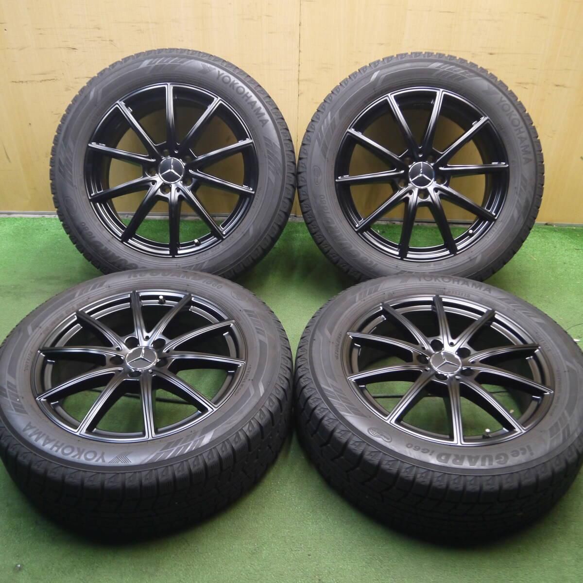 ベンツGLB純正ホイール+スタッドレス ヨコハマ アイスガード215/60R18