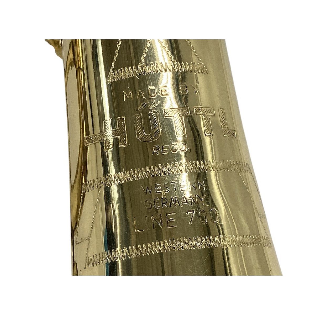 希少旧西ドイツ製 HUTTEL ヒュッテル LINE700 トランペット 西ドイツ製