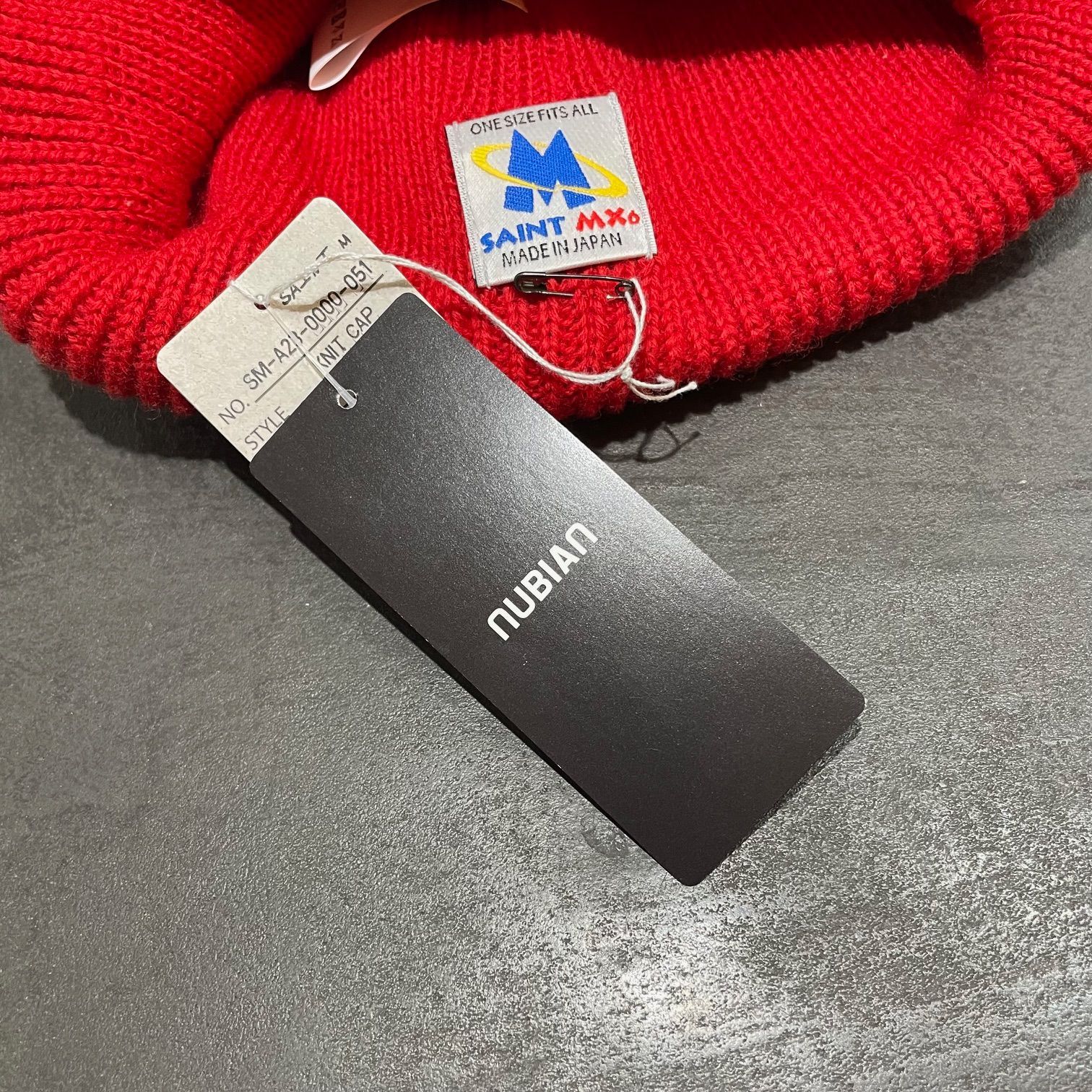新品 SAINT MICHAEL 23AW ロゴ ニットキャップ ビーニー SM-A23