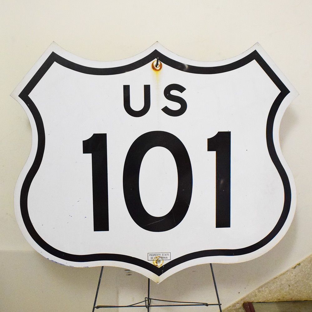 U.S. ROUTE 101 ヴィンテージ看板】ロードサイン カリフォルニア