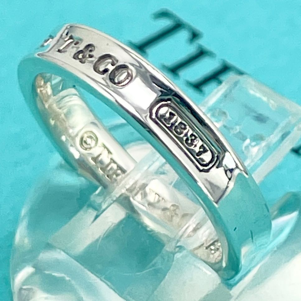 15号 ティファニー ナロー 1837 リング シルバー925 Tiffany&Co./24-787S