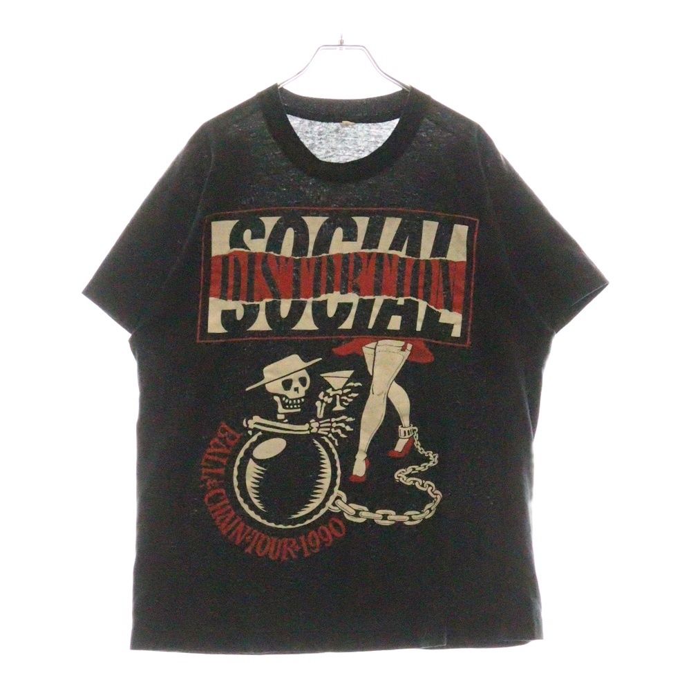 90年代ヴィンテージ ソーシャルディストーション90'sツアーTシャツ VINTAGE (ヴィンテージ) 90s SOCIAL DISTORTION BOLL&CHAIN TOUR