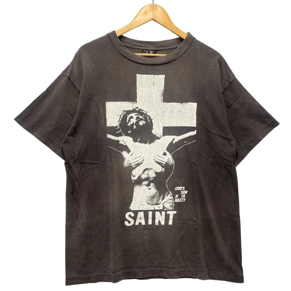 SAINT MICHAEL セントマイケル 品番 SM-S22-0000-016 SS TEE_DMJ 加工 半袖Ｔシャツ サイズ L | 50723