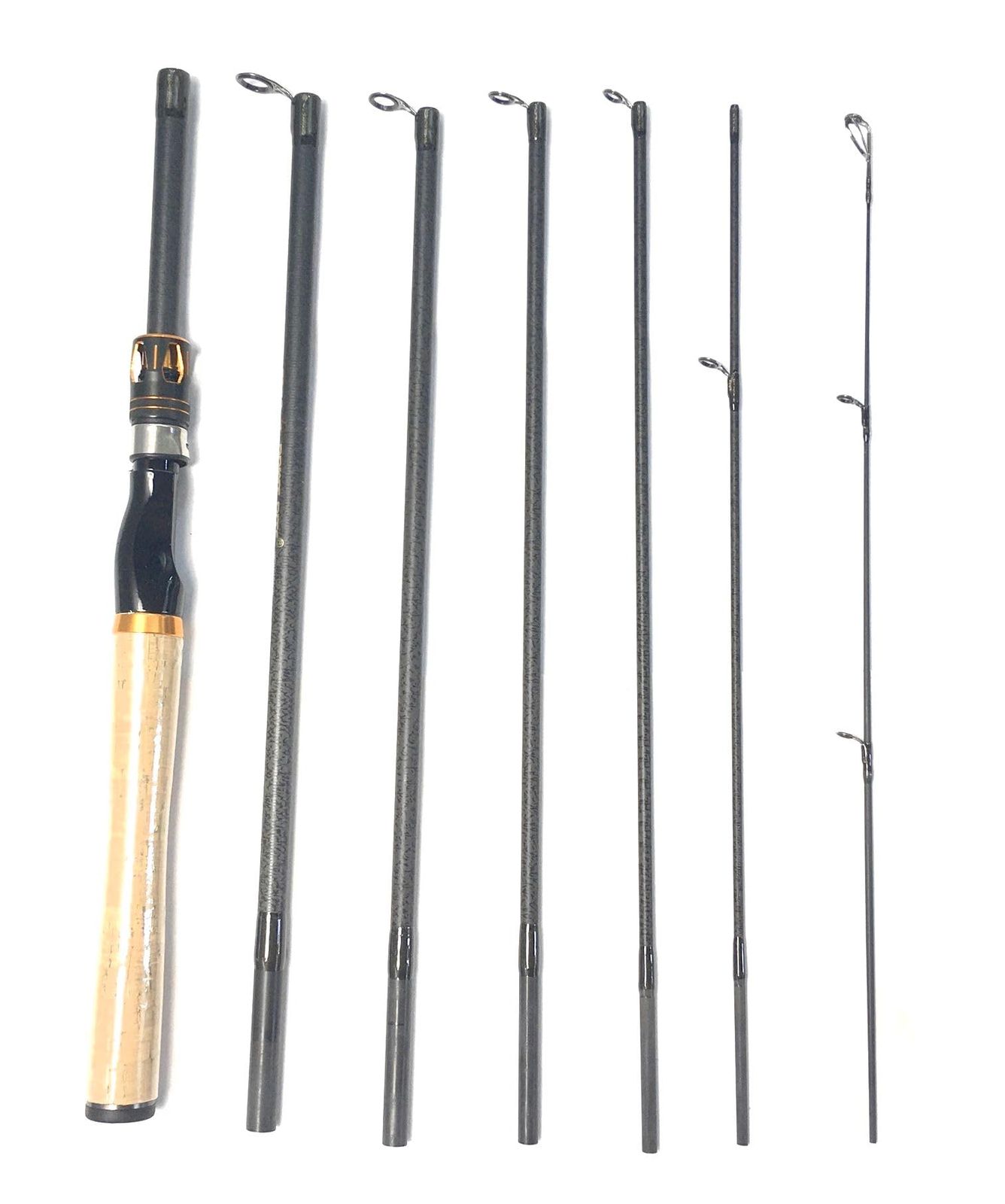 9ft 2.7m スピニングパックロッド 7ピース L スピニングロッド シーバスロッド アジングロッド メバリングロッド ロックフィッシュロッド トラウトロッド 渓流ロッド 9ft 2.7m スピニングパックロッド7ピース L