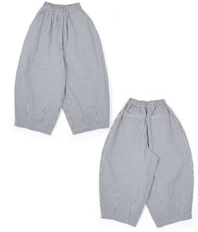 HARVESTY ハーベスティ インディゴサッカーイージーサーカスパンツ HARVESTY (ハーベスティ) INDIGO SEERSUCKER EASY CIRCUS PANTS