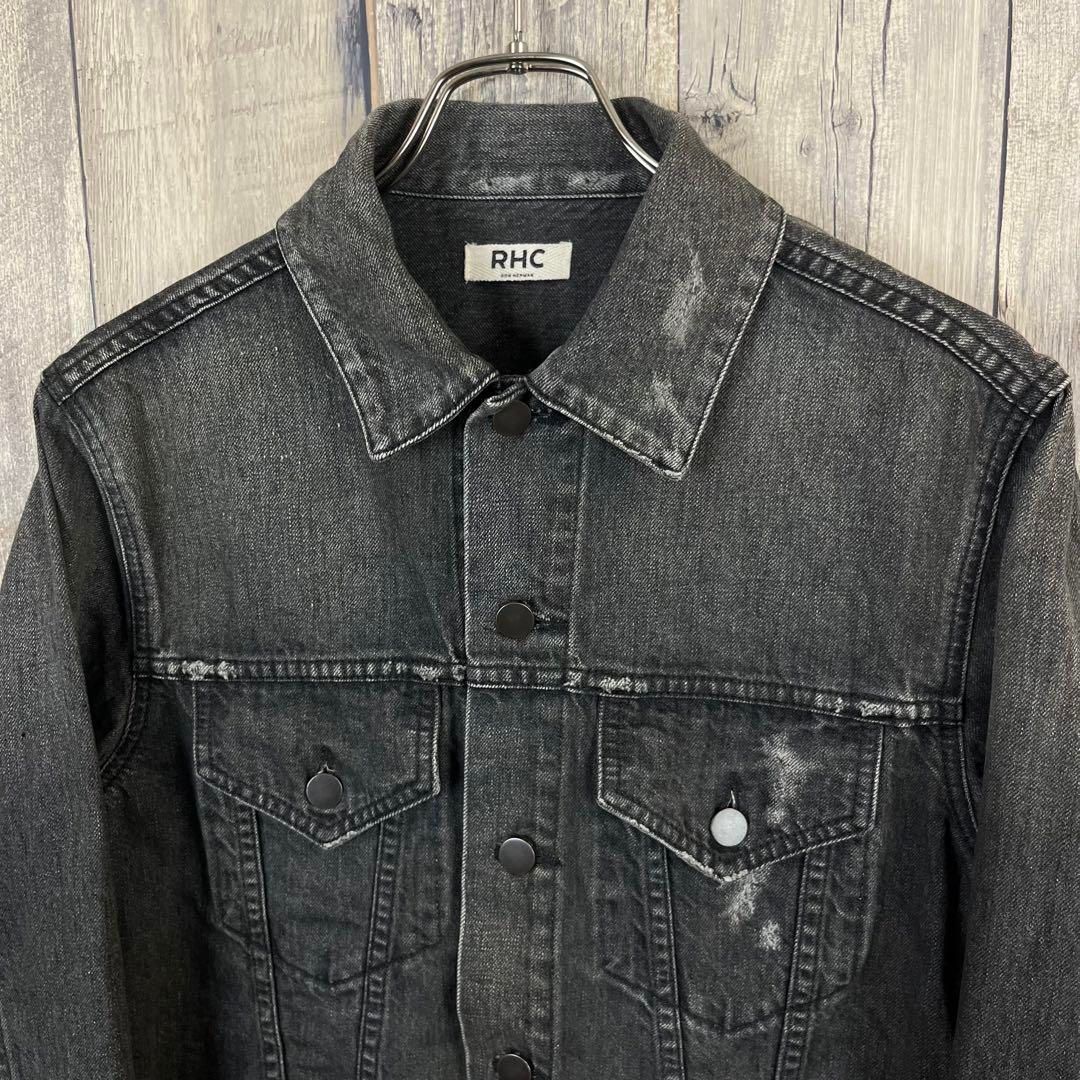 RHC RON HERMAN ロンハーマン ブラック デニム ジャケット S - メルカリ