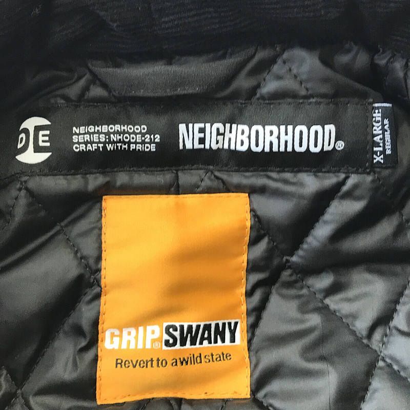 美品】 NEIGHBOR HOOD / ネイバーフッド | 2021AW | × GRIP SWANY NH . ODE / CE-JKT ODE  バックロゴ カバーオール グリップスワニー | XL | ブラック | メンズ - メルカリ