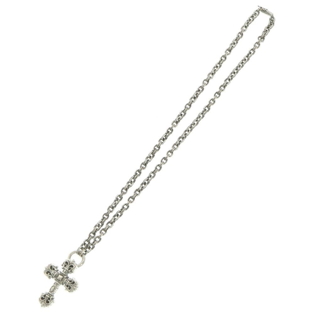 CHROME HEARTS (クロムハーツ) FILIG CROSS XS W PAPER CHAIN