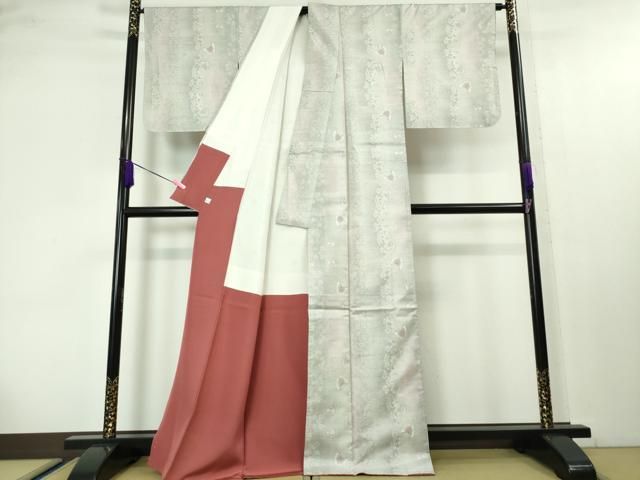 平和屋本店□極上 本場大島紬 白大島紬 桑原織物 二代目 桑原啓之介 9