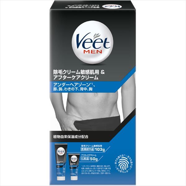 まとめ買い-6点セット ヴィートメン 除毛クリーム 敏感肌用＆アフターケアクリーム レキットベンキーザー 化粧品