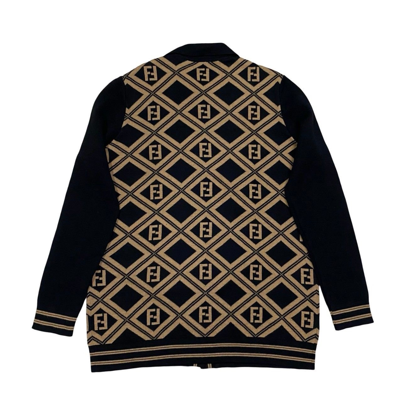 美品] Fendi ブラック 長袖カーディガン40