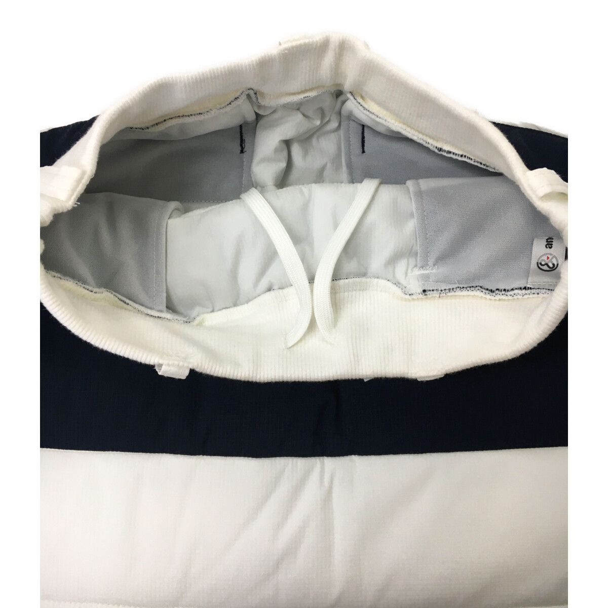 中古 レディース アンパスィ and per se スカート S 紺×白