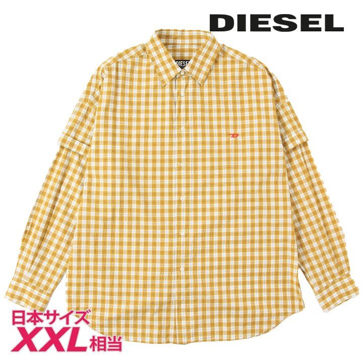 新品・未使用 ディーゼル DIESEL 長袖コットンシャツ メンズ