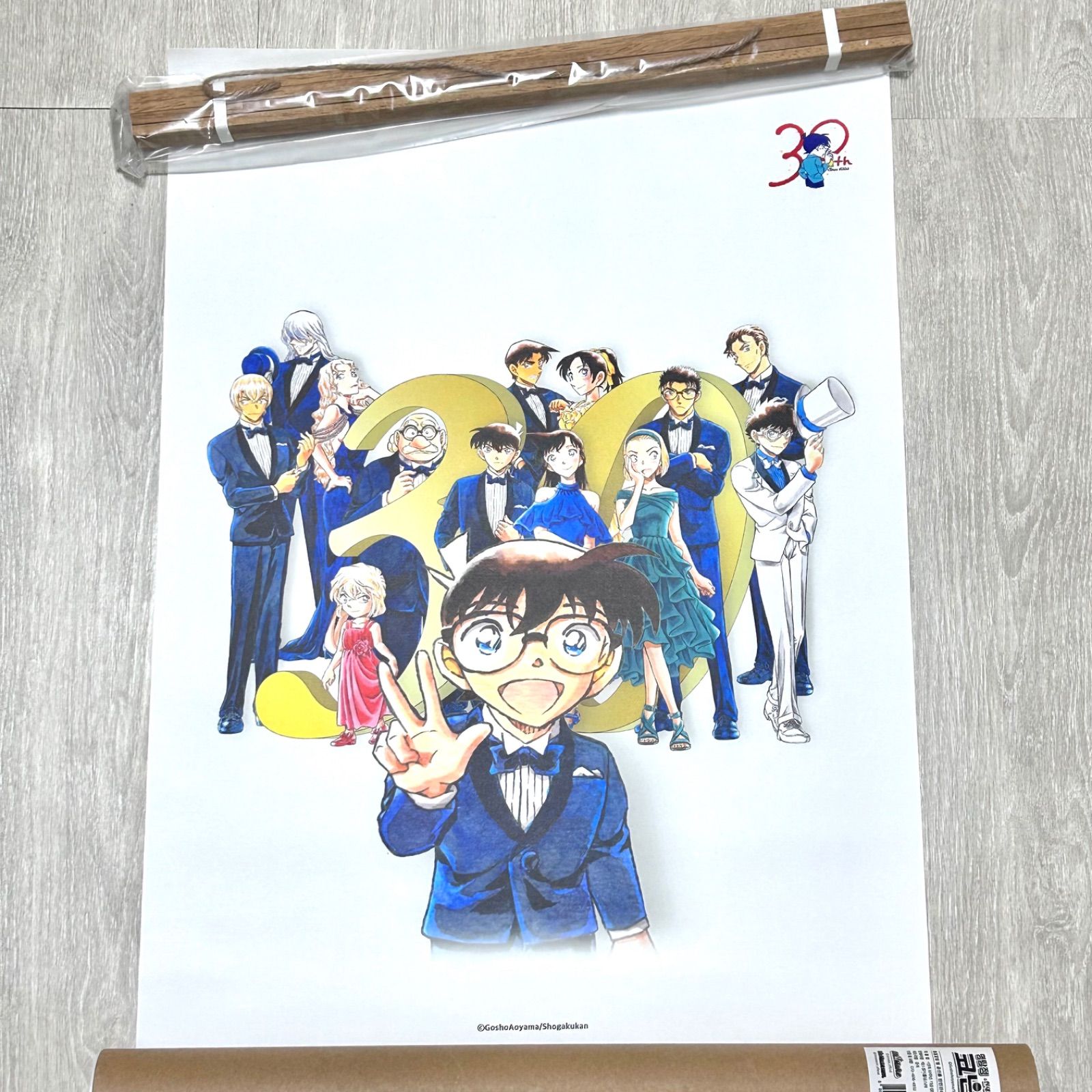 漫画 【公式】タペストリー 探偵コナン 30周年 コナン展 韓国