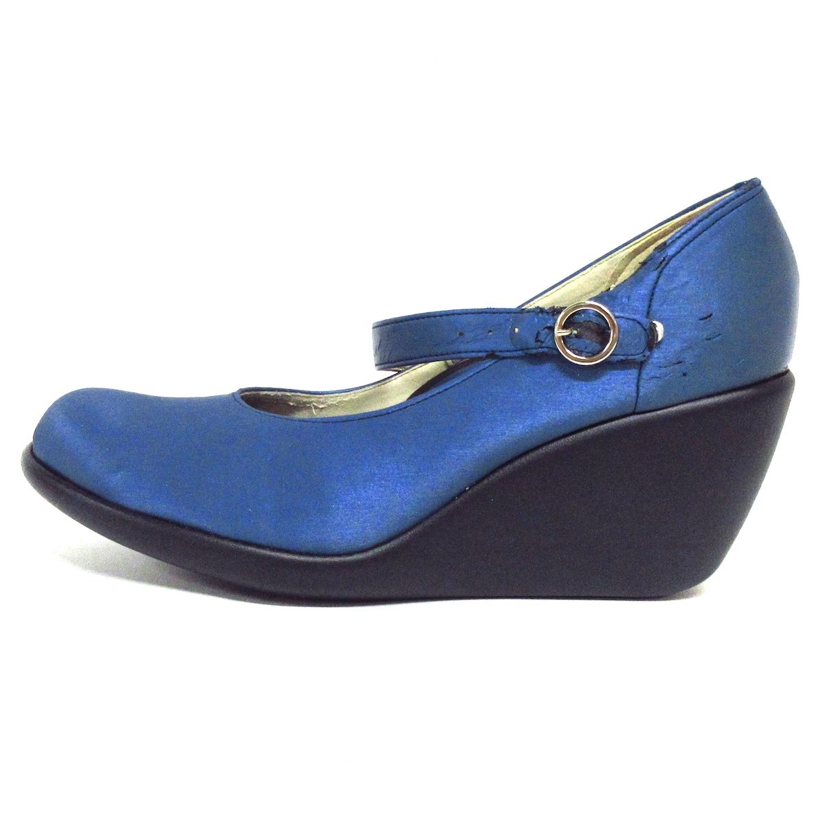 Re getA リゲッタ パンプス S レディース - ブルー ウェッジソール レザー