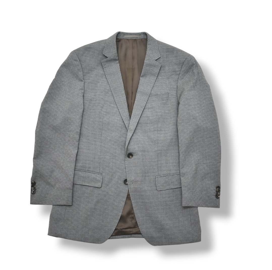 美品】 ヒューゴボス HUGO BOSS Lanificio Tesse マイクロチェック