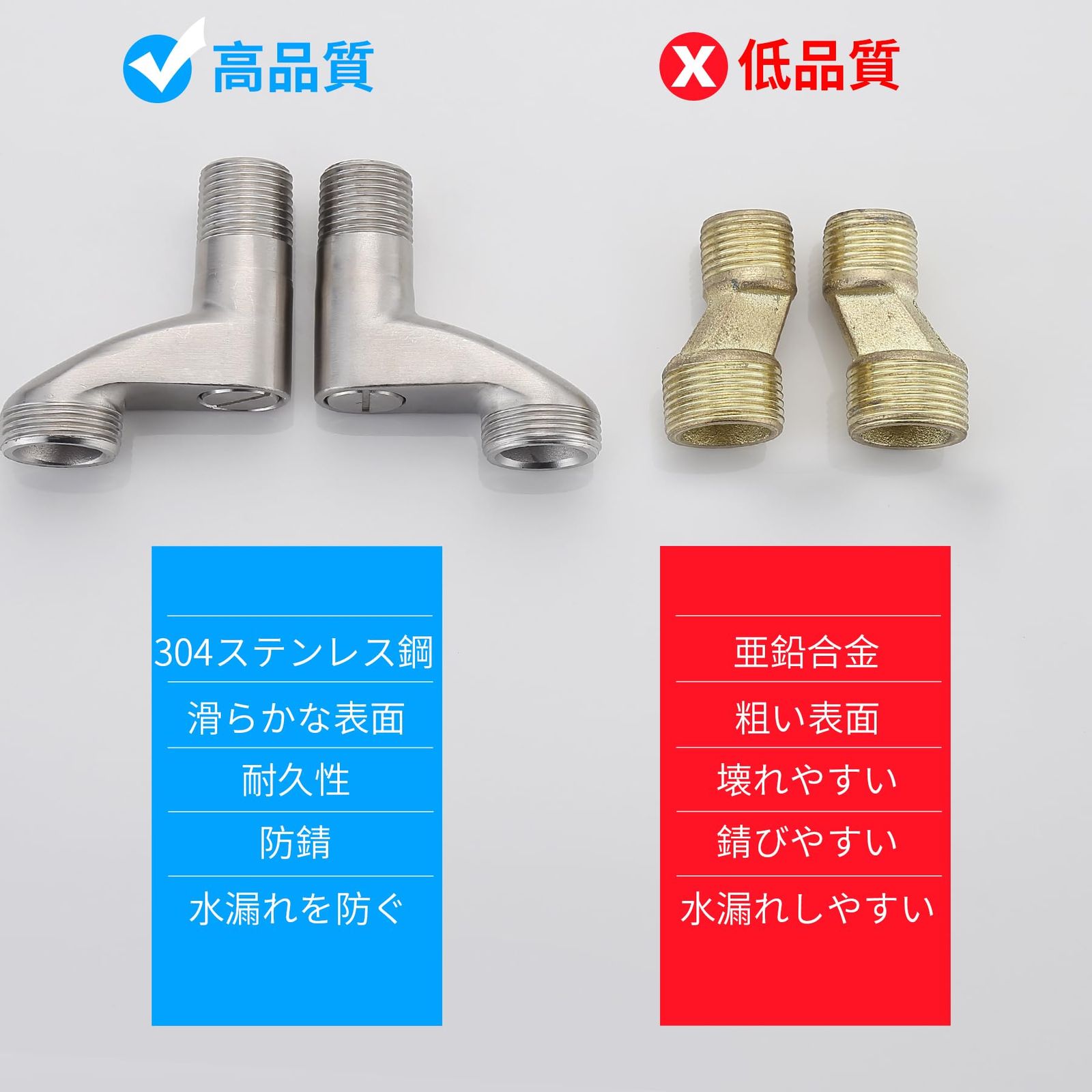 壁付け 混合水栓